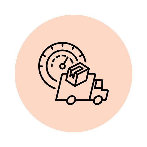 Ícono de entregas rápidas